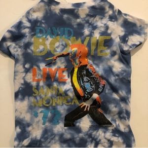 Nwt Dog shirt David Bowie tie dyed Large